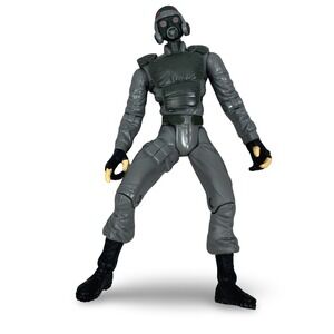 Vintage Toy Biz Resident Evil 2 HUNK Action Figure 1999 Capcom Gray Soldier 5"